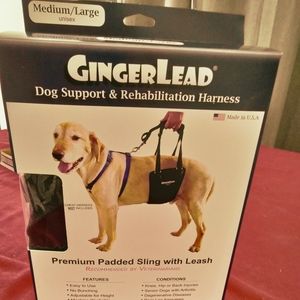 Ginger lead med/lrg Dog's